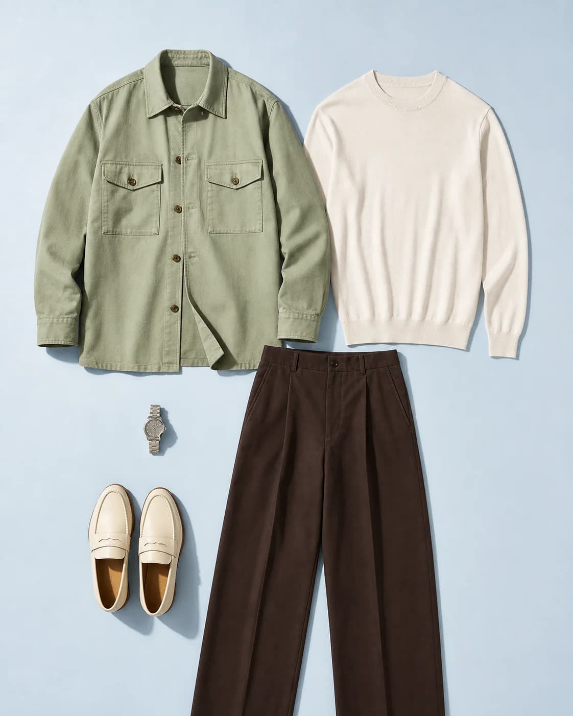 Complete outfit reference image with visible clothing