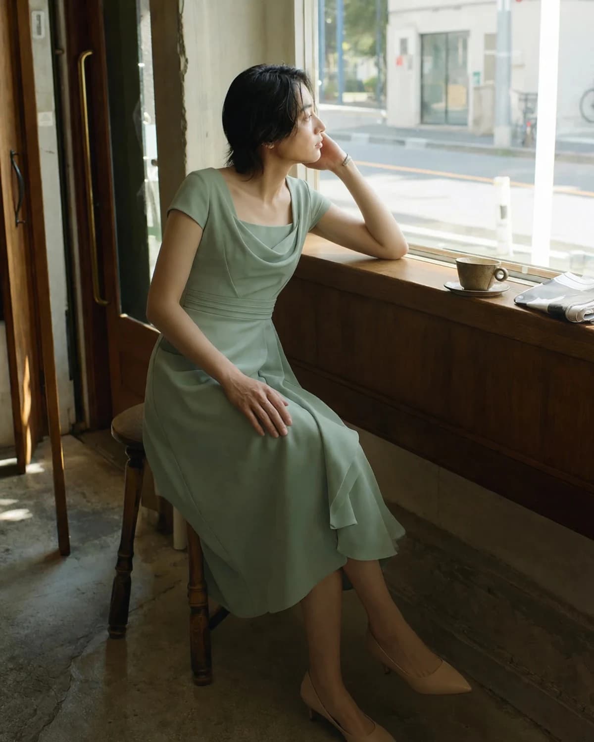 AI fashion model wearing garment reference 3