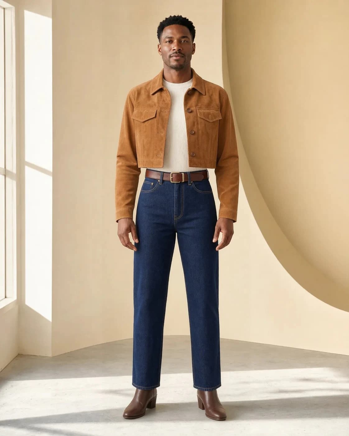 AI fashion model wearing garment reference 5